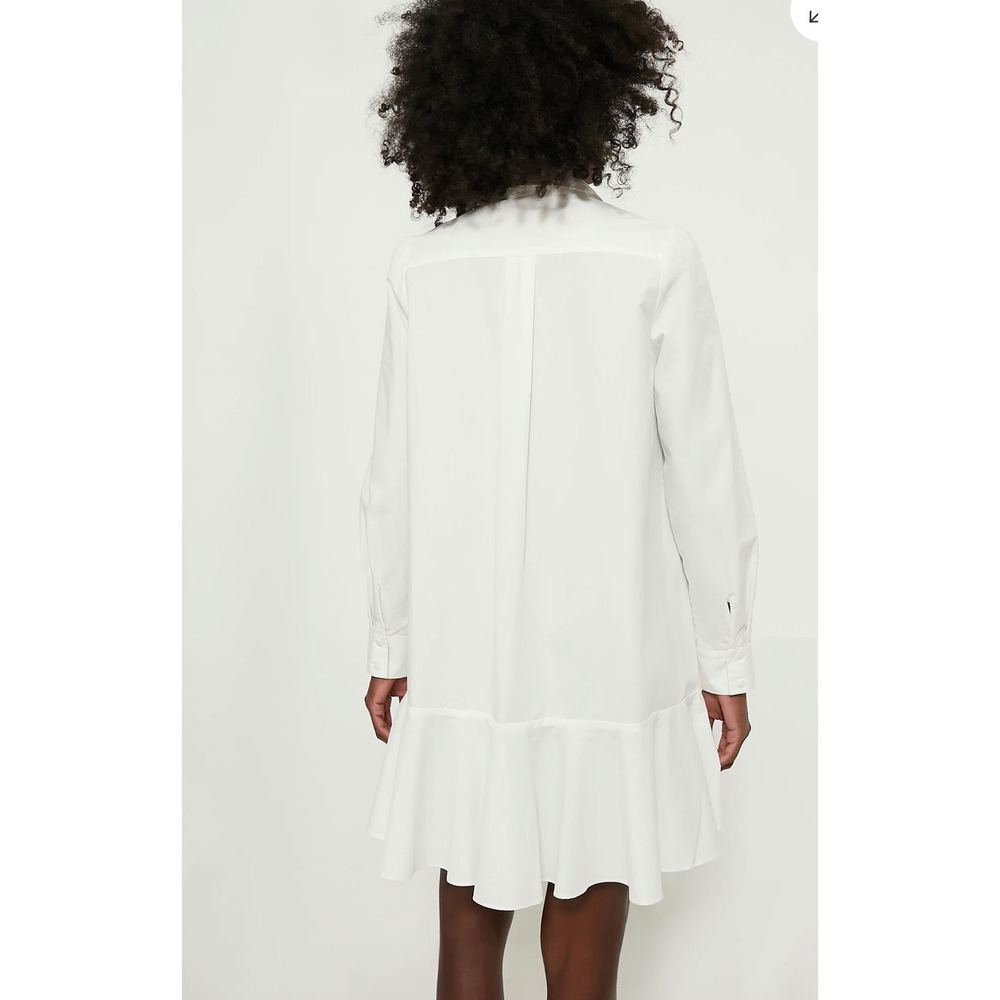 TUCKERNUCK White Cotton Poplin Callahan Shirt Dress SZ XXL NWT - Picture 3 of 10